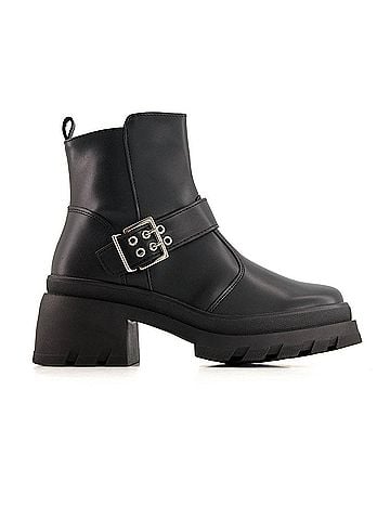Andrea Women's Biker Boots With Buckle (view 1)