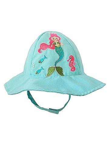 Huggalugs Baby Girls Mermaid Upf 50+ Sunhat (view 1)