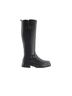 Andrea Black Women's Tall Biker Boots Size 7 - photo 1