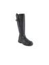 Andrea Black Women's Tall Biker Boots Size 7 - photo 3