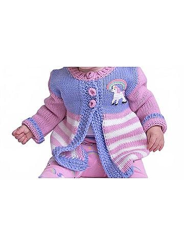 Huggalugs Baby Girls And Toddlers Unicorn Sweater (view 2)