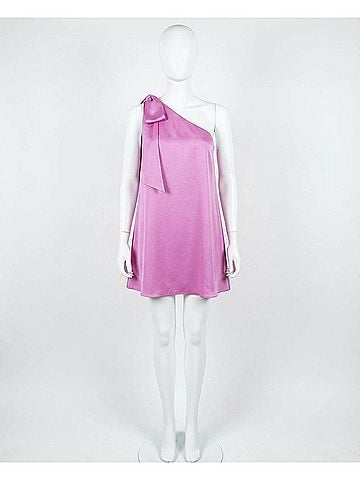 Ramy Brook Harmoni One-Shoulder Satin Mini Dress (view 1)