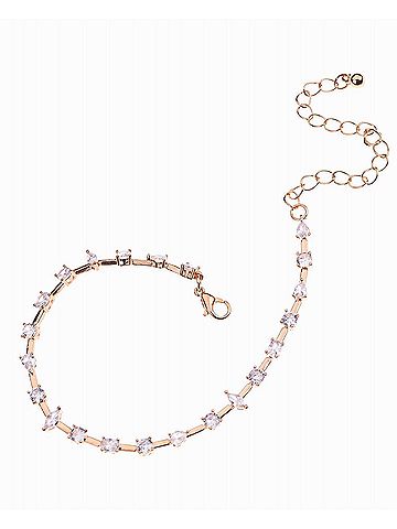 Nicole Miller Women's Multi Stone Anklet (view 2)