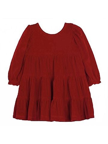 Isobella & Chloe Girl's Noella Velvet Dress (view 1)