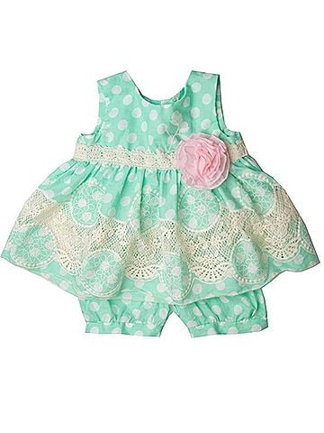Haute Baby Baby Girls And Toddler Dainty Dots Short Set (view 1)