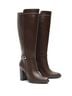 Andrea Solid Brown Women's Knee-High Boots Size 5 - photo 2