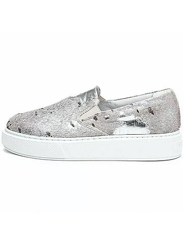 J/Slides Women's Delia Pony Haircalf &amp; Leather Sneaker (view 2)