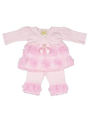 Haute Baby Baby Girls Emma Rose 2 Pc. Legging Set (view 1)