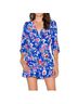 Yumi Kim 100% Polyester Floral Blue Romper Size S - photo 1