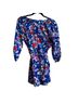 Yumi Kim 100% Polyester Floral Blue Romper Size S - photo 2