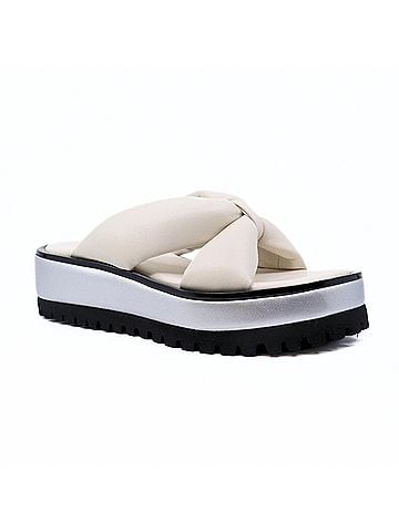 All Black Geisha Women's Platform Sandals (view 1)