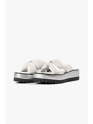 All Black Geisha Women's Platform Sandals (view 2)