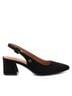 XTI Black Women's Refresh Slingback Pumps Size 9 1/2 - photo 1