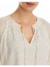 Ramy Brook White Faith Metallic Peasant Top Size S - photo 4