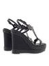 exe Black Women's Nadia Wedge Sandal Size 9 1/2 - photo 3
