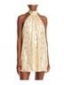 Ramy Brook Solid Gold Sam Shift Dress Size 10 - photo 2