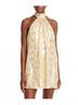 Ramy Brook Solid Gold Sam Shift Dress Size 12 - photo 2
