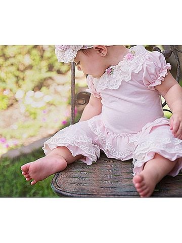Haute Baby Baby Girls Sweet Pea Leggings (view 2)