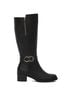Andrea Black Womne's Tall Riding Boots Size 7 - photo 1