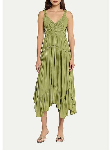 Ramy Brook Cleo Handkerchief Midi Dress (view 2)