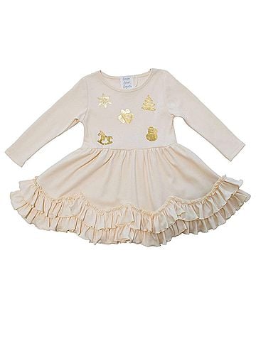 Lemon Loves Layette Baby Lil Christmas Carols Dress (view 1)