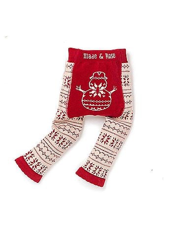 Blade & Rose Unisex Baby Snowman Leggings (view 1)