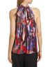 Ramy Brook Print Red Arielle Halter Top Size M - photo 4
