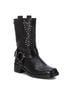 XTI Black Women's Biker Boots Size 5 1/2 - photo 2
