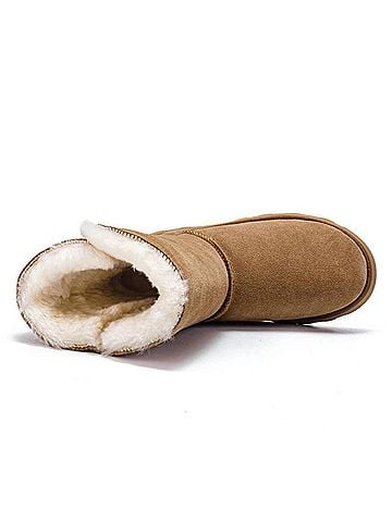 Spring Step Women's Shearling Boots in Chestnut (view 2)