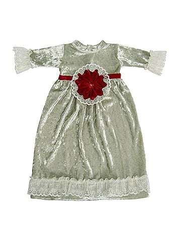 Haute Baby Evelyn Newborn Holiday Gown (view 1)
