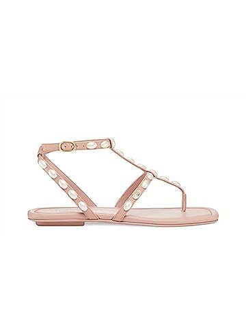 Stuart Weitzman Women's Pearlita Embellished High Heel Slide Sandals (view 1)