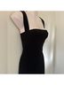Black Halo Solid Black Jumpsuit Size 4 - photo 8