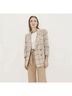 Veronica Beard Plaid Tan Brown White Ivory Blazer Size 0X - photo 15