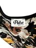 Pulse Floral Black Yellow Tank Top Size M - photo 3