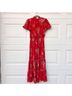 Max Studio Flutter Sleeve V-neck Tier Maxi Dress Casual Dress - photo 5