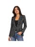 Veronica Beard Stripes Black White Blazer Size 4 - photo 1