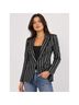 Veronica Beard Stripes Black White Blazer Size 4 - photo 12