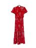 Max Studio Flutter Sleeve V-neck Tier Maxi Dress Casual Dress - photo 2