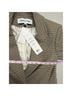 Veronica Beard 48% Wool 48% Polyester 4% Elastane 100% Polyester 95% Polyester 5% Spandex Houndstooth Tan Blazer Size 0 - photo 7