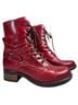 Taos 100% Leather Red Boots Size EU 40 - photo 5