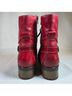 Taos 100% Leather Red Boots Size EU 40 - photo 3
