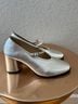 ALOHAS 100% Leather Silver Heels Size EU 39 - photo 7