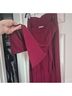 Label Burgundy Brown Linen Pants Size S - photo 3