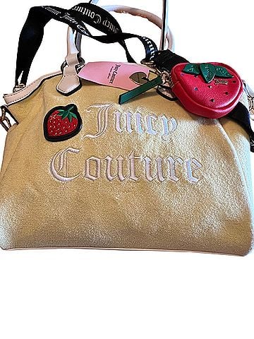 Juicy Couture NWT Juicy Couture Sweet Tea Party Hobo Bag - Raspberry Tart Pink Leather Satchel (view 1)