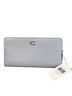 Coach 100% Leather Blue Gray Leather Wallet One size - photo 1