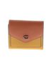 Coach 100% Leather Brown Yellow Leather Wallet One size - photo 1