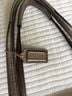 Coach Snake Print Gray Silver Leather Tote One size - photo 4
