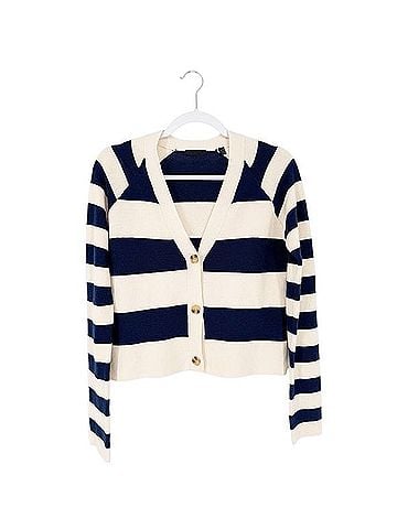 ATM Anthony Thomas Melillo Mix Stripe Cardigan (view 1)