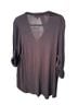 Calvin Klein Black 3/4 Sleeve Top Size L - photo 2