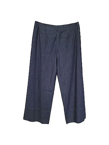 Max Mara 'S Max Mara Embellished Trousers in Blue Cotton (view 2)